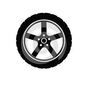 Tire and wheel