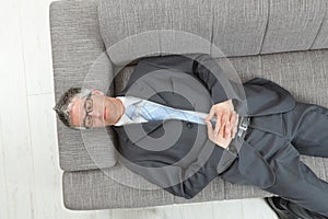 Tired businessman