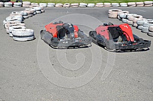 Tires on the autodrome