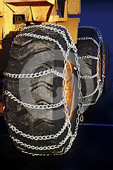 Tires in Chains