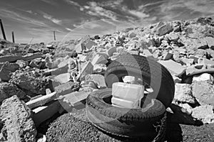 Tires and Rubble Infrared