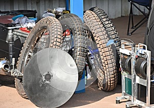 Tires of speedway bikes