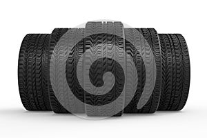 Tires with tread pattern