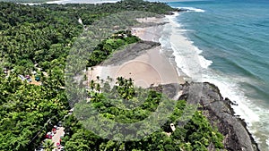 Tiririca Beach At Itacare In Bahia Brazil. Tourism Landscape.