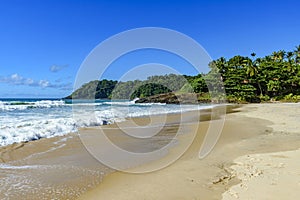 Tiririca beach in Itacare on the coast of Bahia