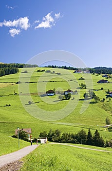 Tirol Hills blue sky