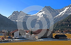 Tirol Landscape in Otztal Alps