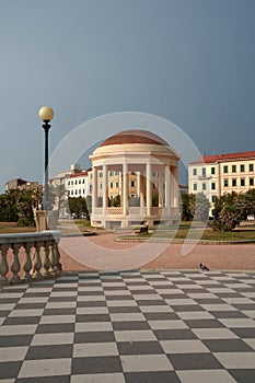 Tirreno coast at Livorno, Tuscany, Italy: Terrazza Mascagni