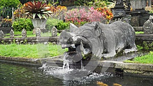 Tirta Gangga on Bali. Hindu temple.