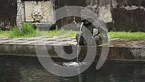 Tirta Gangga on Bali. Hindu temple.