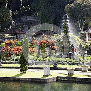 Tirta Gangga palace gardens in Bali