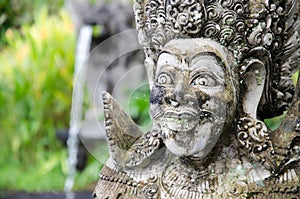 Tirta Gangga sculpture. Bali.