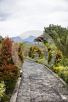 Tirta Gangga water palace at Bali, Indonesia