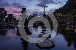 Tirta Gangga Water Palace stone walkway