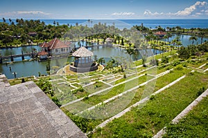 Tirtagangga Taman Ujung water palace. Indonesia
