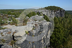 Tisa walls are a sandstone rock town and a natural monument.