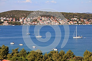 Tisno Town in Murter Island, Croatia