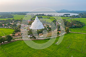 Tissamaharama Stupa at Sri Lanka