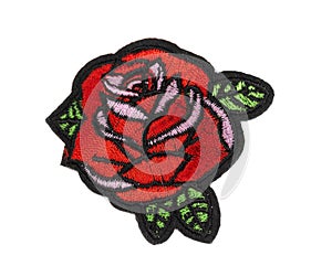 Tissue applique rose. Isolate