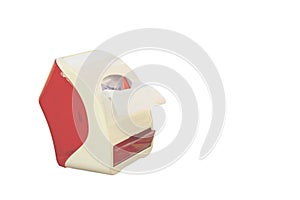 Tissue box isolated on white background