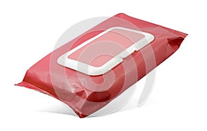 tissue box on white background