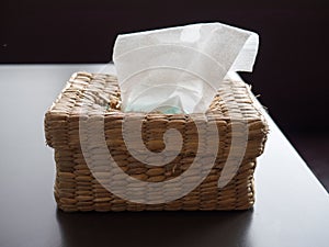 Tissue paper in handmade box from Thailand