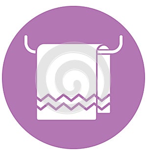 Tissue Roll Isolate Vector Icon Editable
