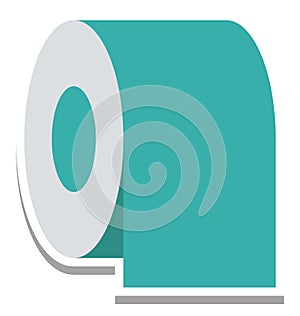 Tissue Roll Isolated Vector Icon editable