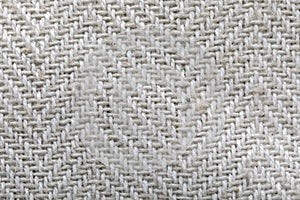 A tissue structure closeup. fine grain felt beige fabric. Fabric background. White fiber texture polyester close-up.