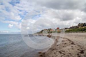 Tisvilde beach and village