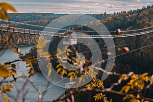 Titan RT suspension bridge in Harz Mountains National Park, Germany