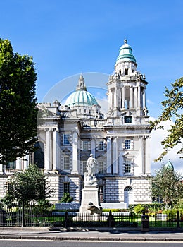 Titanic memorial monument and garden in Belfast