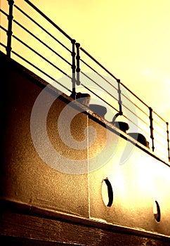 Titanic Railings & Fairlead - Sepia Version