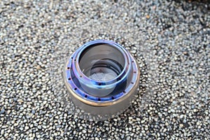 Titanium alcohol burner