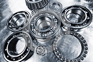 Titanium and steel ball-bearings, pinions