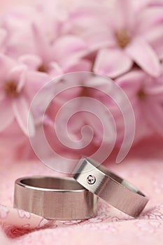 Titanium wedding rings