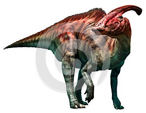 Titanosaurus from the Cretaceous era 3D illustration