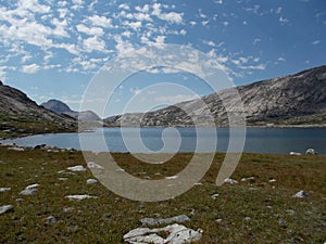 Titcomb Basin in Rocky Mountains