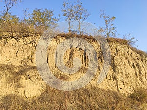 Titel hill Vojvodina Serbia geomorphological structures