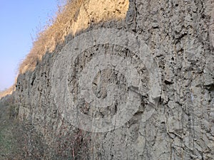 Titel hill Vojvodina Serbia geomorphological structures