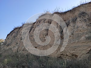 Titel hill Vojvodina Serbia geomorphological structures