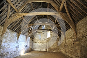Tithe barn, Lacock, Wiltshire, UK