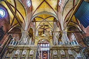 Titian Assumption Mary Painting Santa Maria Gloriosa de Frari Church Venice Italy