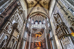 Titian Assumption Mary Painting Santa Maria Gloriosa de Frari Church Venice Italy