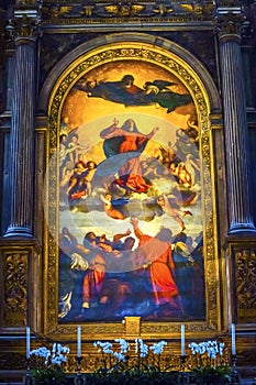 Titian Assumption Mary Painting Santa Maria Gloriosa de Frari Ch
