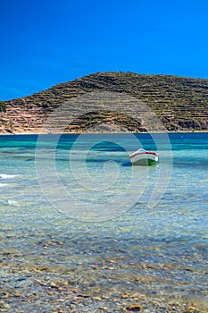 Titicaca boat