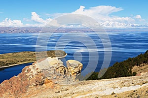 Titicaca lake, Bolivia, Isla del Sol landscape photo