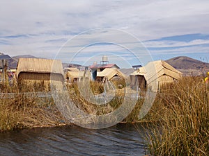 Titicaca Lake, floating islands of Uros, Peru