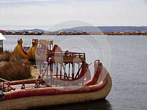 Titicaca Lake, floating islands of Uros, Peru