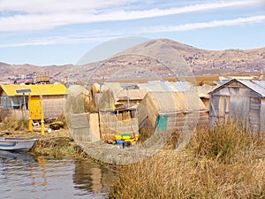 Titicaca Lake, floating islands of Uros, Peru